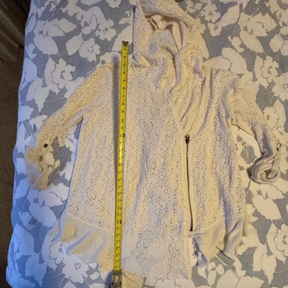 Free People open lacy cardigan sweater - Picture 9 of 9